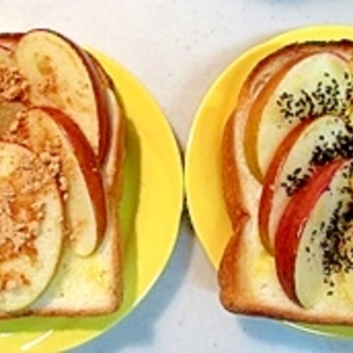 簡単 朝食にぴったり はちみつりんごのトースト レシピ 作り方 By Dekotan1 楽天レシピ